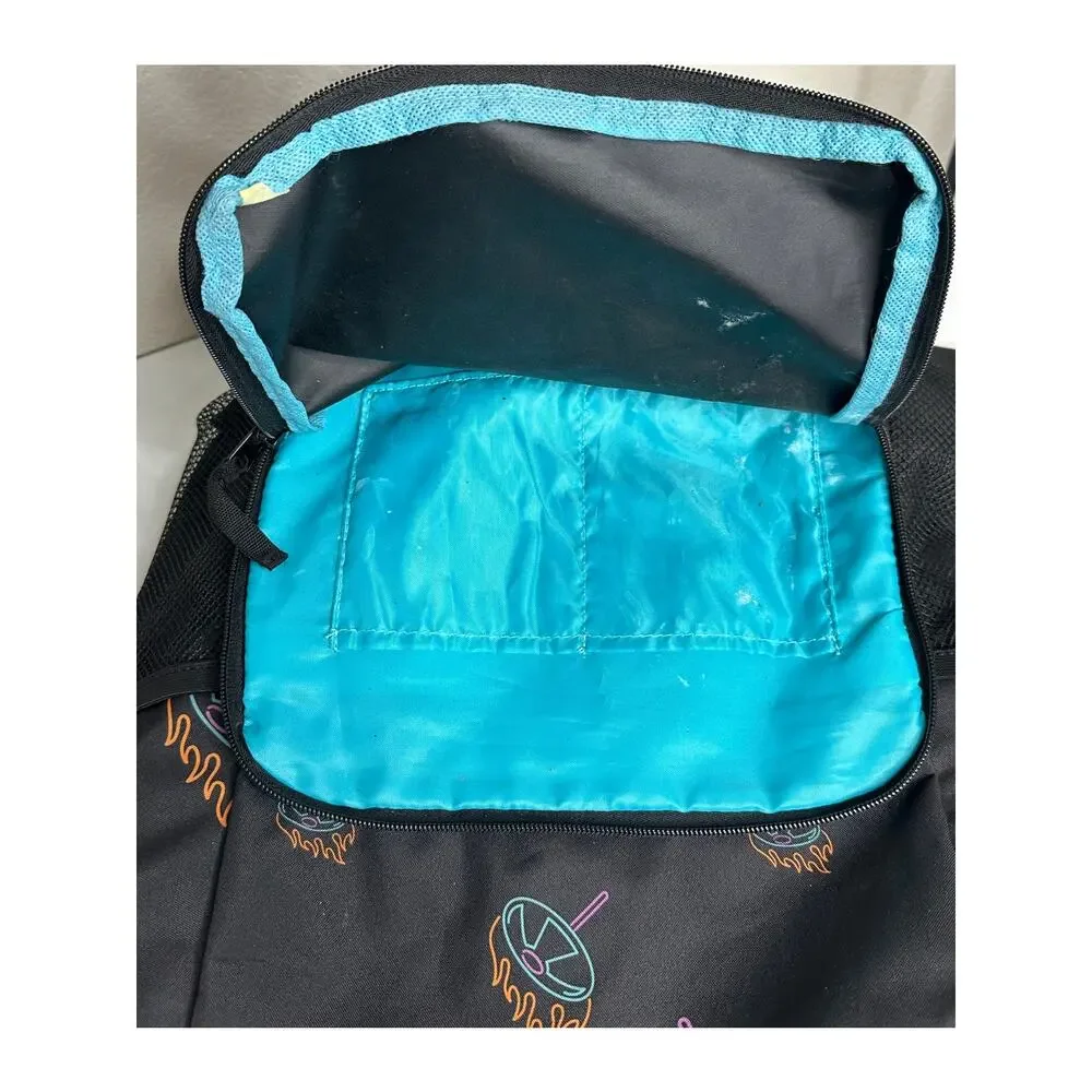 Fortnite Victory Royale Backpack Black Blue Multi Compartment Gamer School Bag
